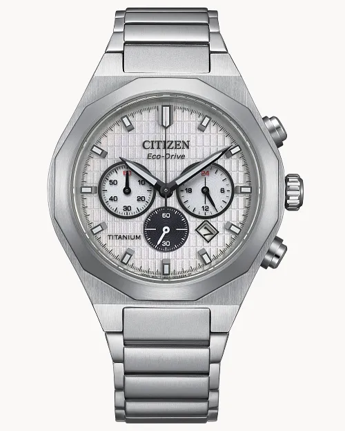 Zenshin Senkei White Dial Super Titanium Bracelet CA4690-51A | CITIZEN Zenshin Senkei White Dial Super Titanium Bracelet CA4690-51A | CITIZEN